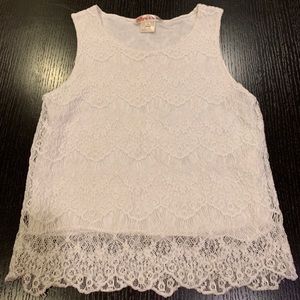 Ragdoll & Rockets Lace Tank Top